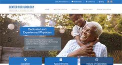 Desktop Screenshot of centerforurology.org